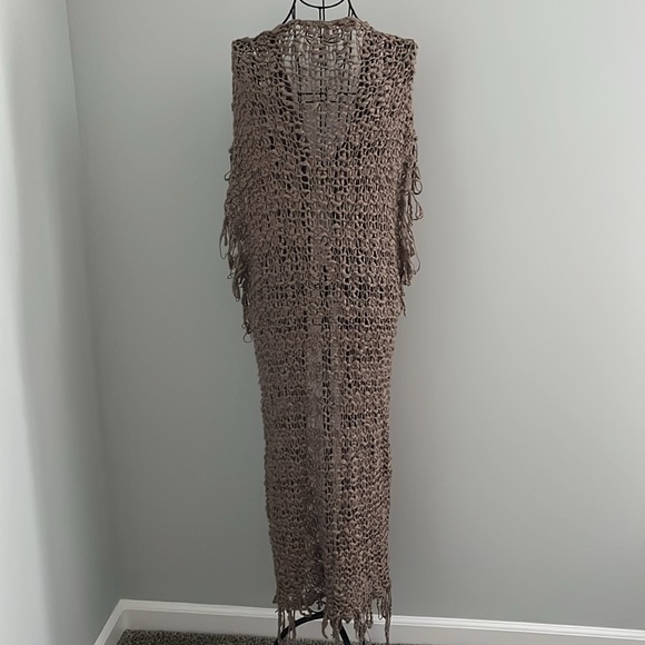 Free People Crochet Maxi Cardigan - Picture 4 of 4